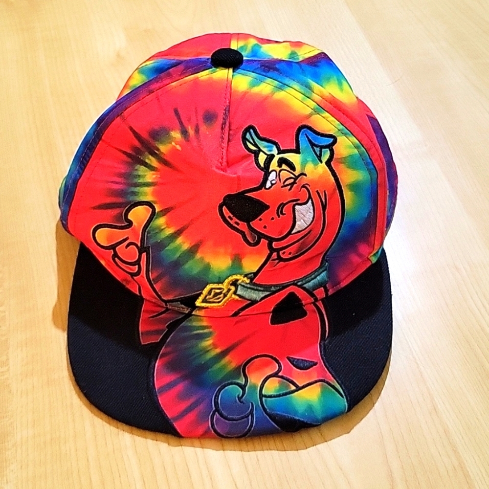 kids tye dye Scooby Doo hat